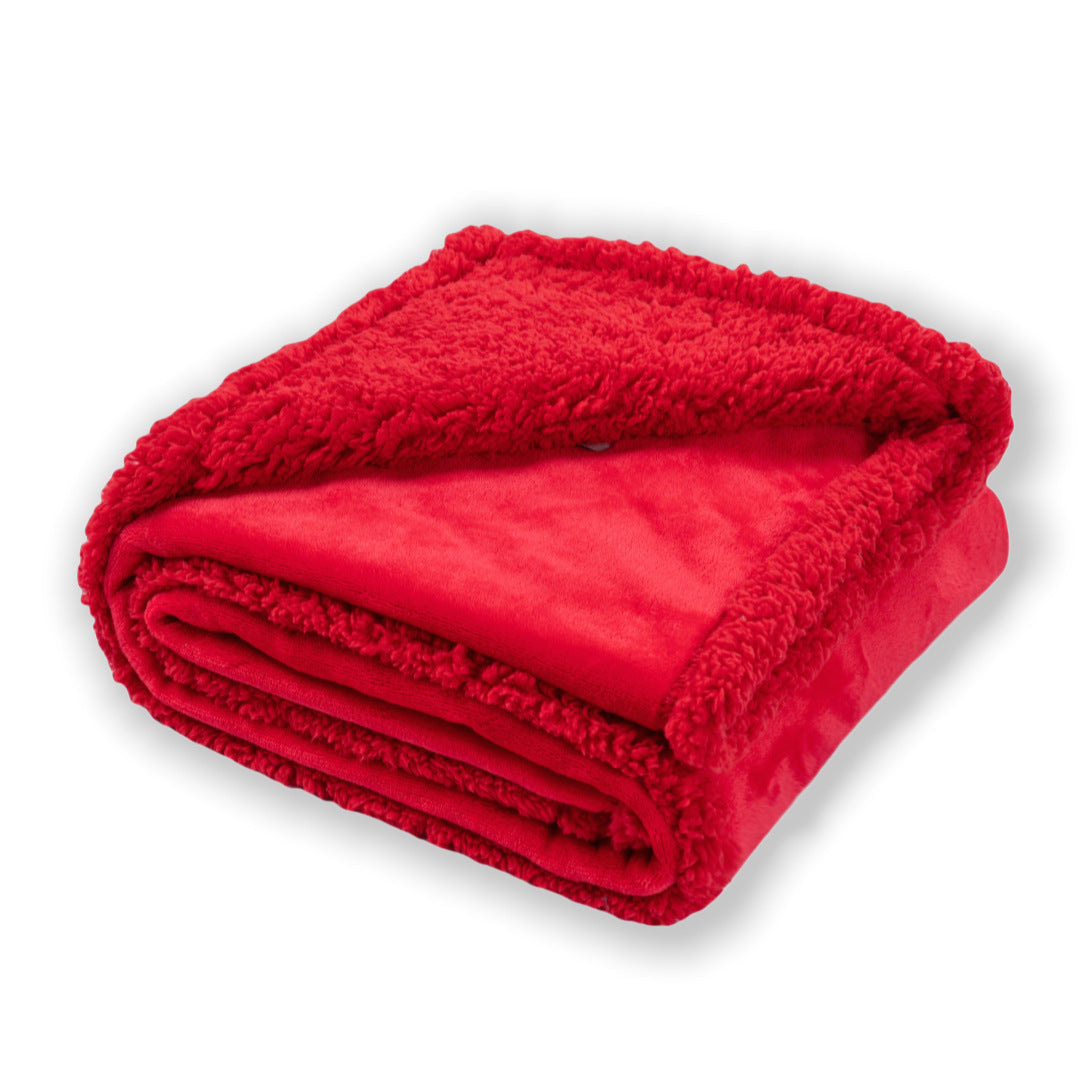 CozyGuard Waterproof Sherpa Fleece Blanket – Plush Pet & Furniture Protector