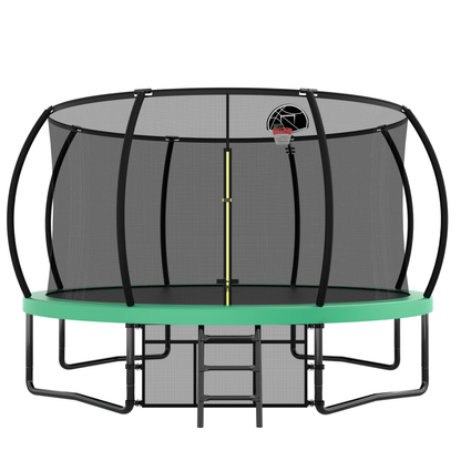Venture 12FT Family Trampoline & Basketball Set