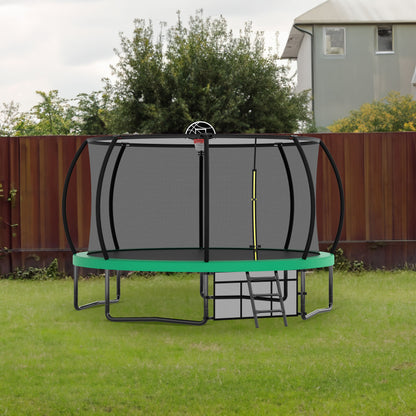 Venture 12FT Family Trampoline & Basketball Set