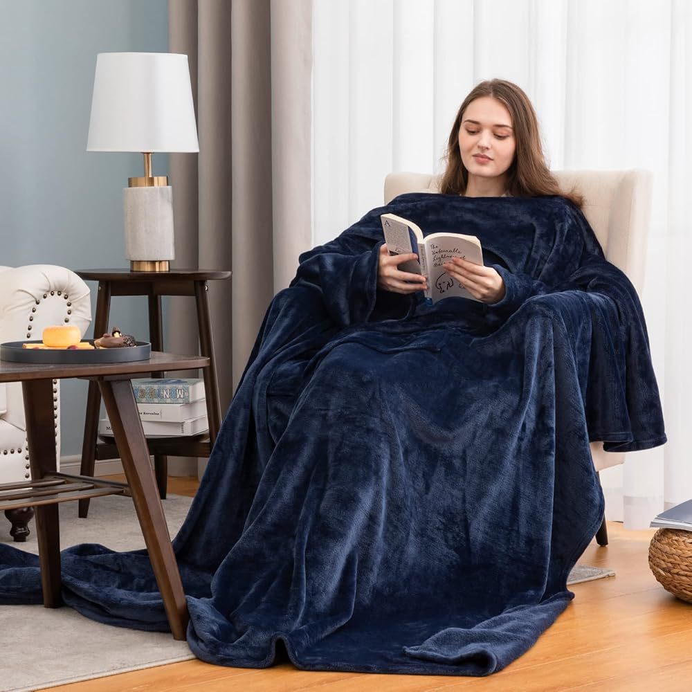 Sherpa Hooded Wearable Blanket