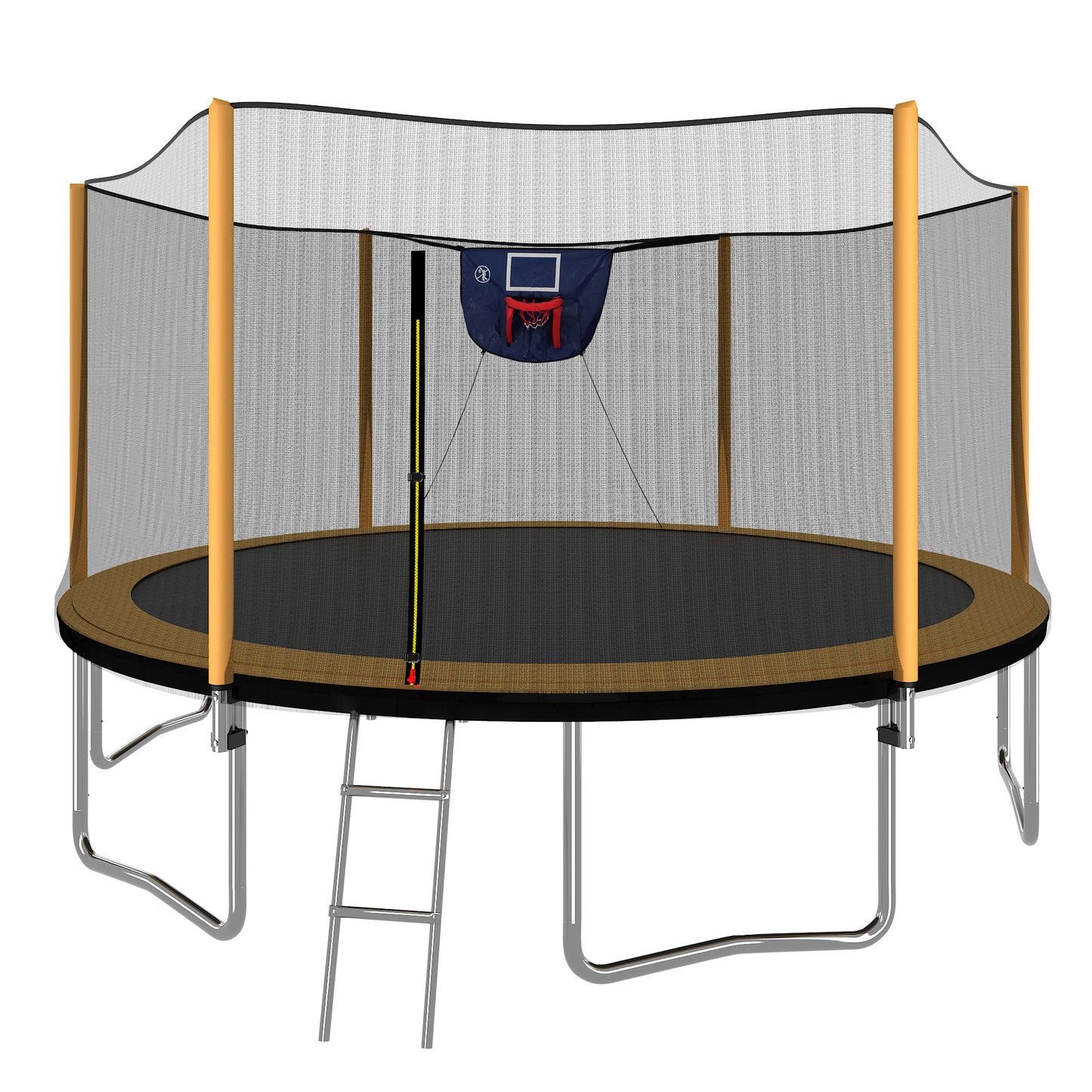 Titan 14FT Family Trampoline & Basketball Arena