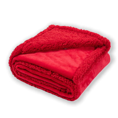 CozyGuard Waterproof Sherpa Fleece Blanket – Plush Pet & Furniture Protector
