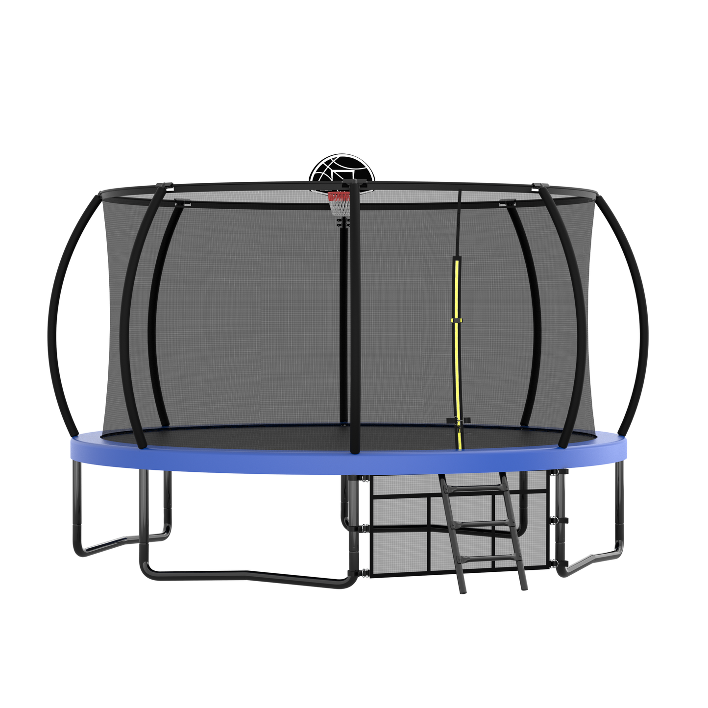 Venture 12FT Family Trampoline & Basketball Set - Blue