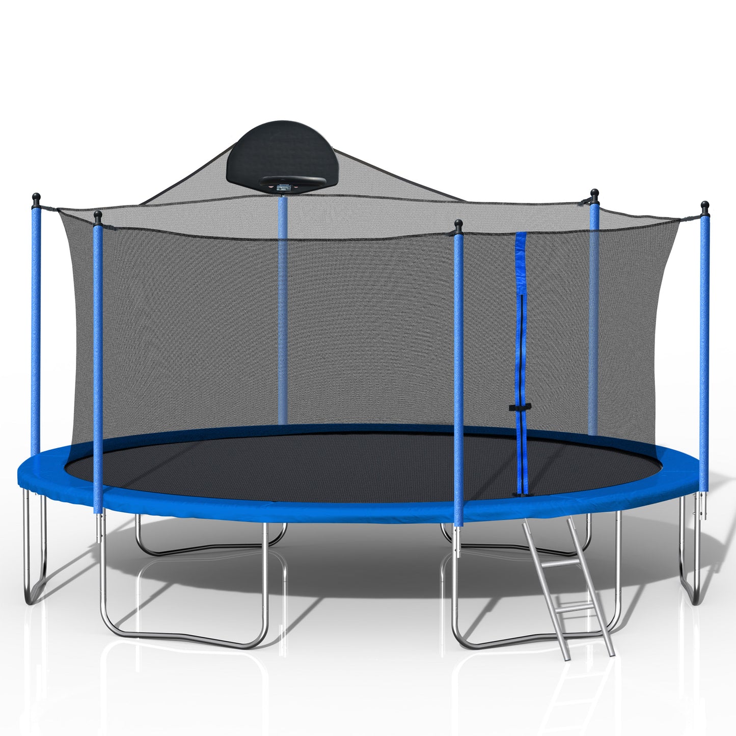 Summit 14FT Family Trampoline & Basketball Arena