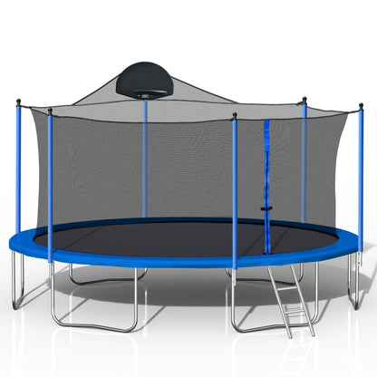 Summit 14FT Family Trampoline & Basketball Arena