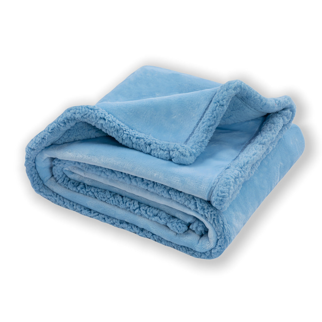 CozyGuard Waterproof Sherpa Fleece Blanket – Plush Pet & Furniture Protector