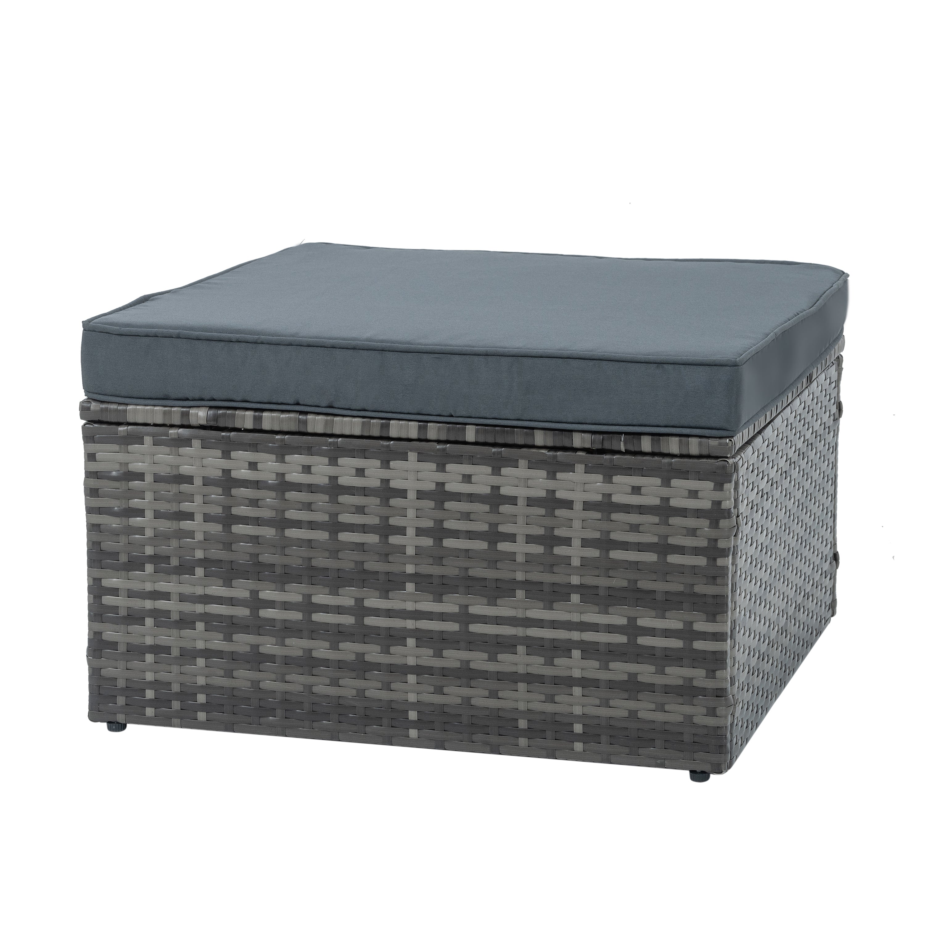 𝗔𝘂𝗿𝗲𝗹𝗶𝗮𝗻 5-𝗣𝗶𝗲𝗰𝗲 𝗢𝘂𝘁𝗱𝗼𝗼𝗿 𝗟𝗼𝘂𝗻𝗴𝗲 𝗦𝗲𝘁 – 𝗠𝗼𝗱𝗲𝗿𝗻 𝗣𝗘 𝗪𝗶𝗰𝗸𝗲𝗿 𝗣𝗮𝘁𝗶𝗼 𝗙𝘂𝗿𝗻𝗶𝘁𝘂𝗿𝗲 𝘄𝗶𝘁𝗵 𝗔𝗱𝗷𝘂𝘀𝘁𝗮𝗯𝗹𝗲 𝗦𝗼𝗳𝗮, 𝗟𝗶𝗳𝘁-𝗧𝗼𝗽 𝗧𝗮𝗯𝗹𝗲 & 𝗢𝘁𝘁𝗼𝗺𝗮𝗻𝘀, 𝗗𝗮𝗿𝗸 𝗚𝗿𝗮𝘆