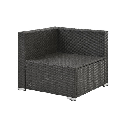 𝗔𝘂𝗿𝗲𝗹𝗶𝗮𝗻 7-𝗣𝗶𝗲𝗰𝗲 𝗠𝗼𝗱𝘂𝗹𝗮𝗿 𝗢𝘂𝘁𝗱𝗼𝗼𝗿 𝗟𝗼𝘂𝗻𝗴𝗲 𝗦𝗲𝘁 – 𝗣𝗘 𝗪𝗶𝗰𝗸𝗲𝗿 𝗣𝗮𝘁𝗶𝗼 𝗙𝘂𝗿𝗻𝗶𝘁𝘂𝗿𝗲 𝘄𝗶𝘁𝗵 𝗧𝗲𝗺𝗽𝗲𝗿𝗲𝗱 𝗚𝗹𝗮𝘀𝘀 𝗧𝗮𝗯𝗹𝗲, 𝗗𝗮𝗿𝗸 𝗚𝗿𝗮𝘆