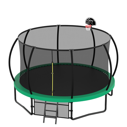 Venture 12FT Family Trampoline & Basketball Set