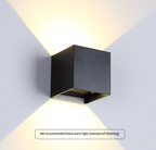 Outdoor waterproof wall lamp induction wall lamp exterior wall