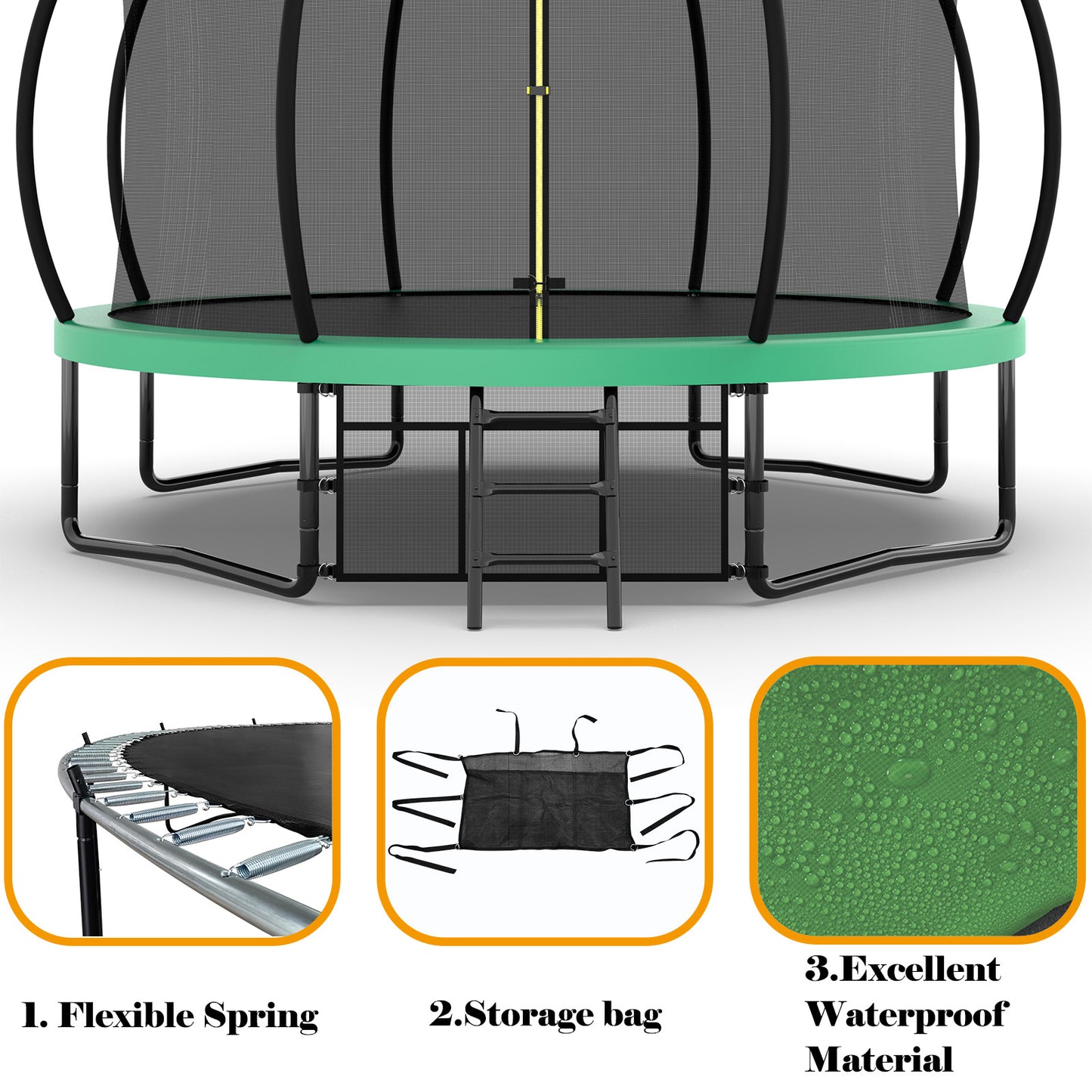 Venture 12FT Family Trampoline & Basketball Set