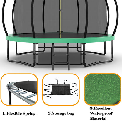 Venture 12FT Family Trampoline & Basketball Set