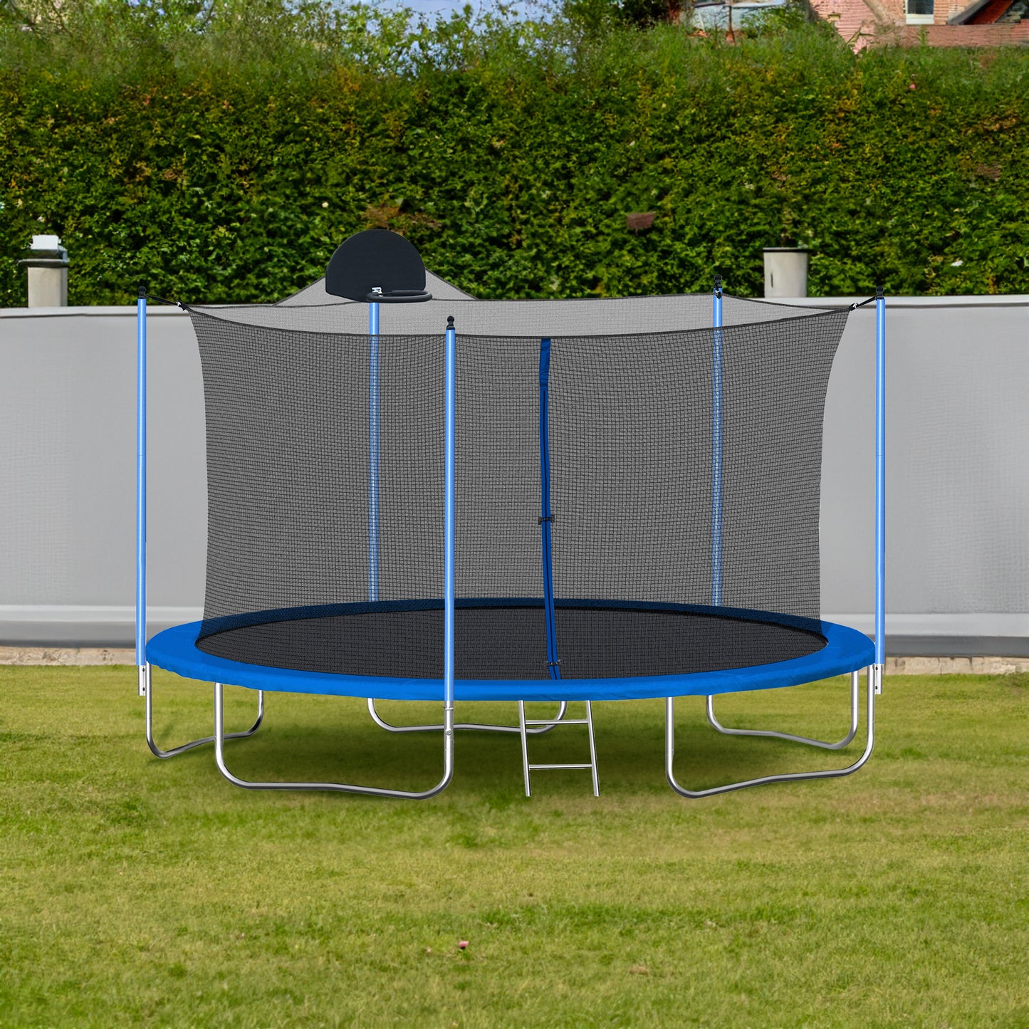 Explorer 12FT Family Trampoline & Basketball Set
