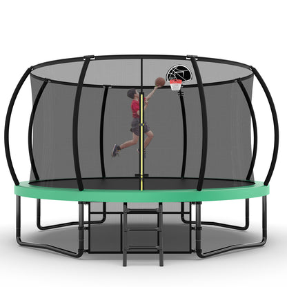 Venture 12FT Family Trampoline & Basketball Set