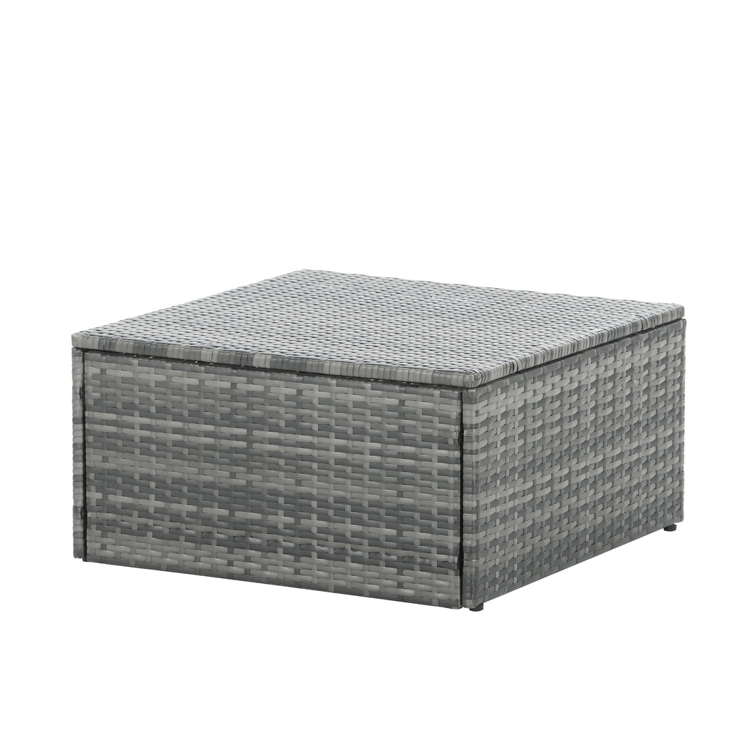 𝗔𝘂𝗿𝗲𝗹𝗶𝗮𝗻 5-𝗣𝗶𝗲𝗰𝗲 𝗢𝘂𝘁𝗱𝗼𝗼𝗿 𝗟𝗼𝘂𝗻𝗴𝗲 𝗦𝗲𝘁 – 𝗠𝗼𝗱𝗲𝗿𝗻 𝗣𝗘 𝗪𝗶𝗰𝗸𝗲𝗿 𝗣𝗮𝘁𝗶𝗼 𝗙𝘂𝗿𝗻𝗶𝘁𝘂𝗿𝗲 𝘄𝗶𝘁𝗵 𝗔𝗱𝗷𝘂𝘀𝘁𝗮𝗯𝗹𝗲 𝗦𝗼𝗳𝗮, 𝗟𝗶𝗳𝘁-𝗧𝗼𝗽 𝗧𝗮𝗯𝗹𝗲 & 𝗢𝘁𝘁𝗼𝗺𝗮𝗻𝘀, 𝗗𝗮𝗿𝗸 𝗚𝗿𝗮𝘆