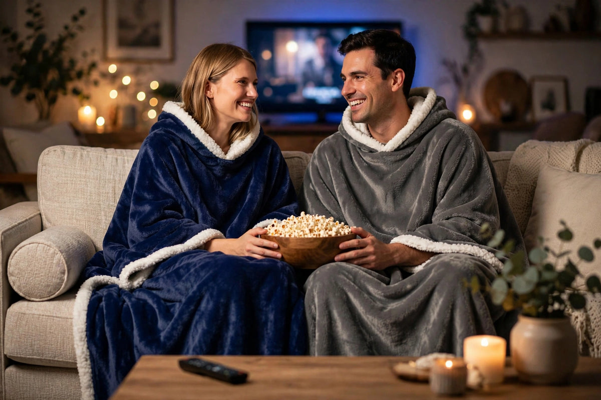 Sherpa Hooded Wearable Blanket