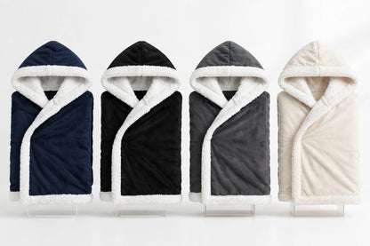 Sherpa Hooded Wearable Blanket