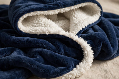Sherpa Hooded Wearable Blanket